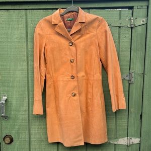 Vintage United Colors of Benetton suede coat